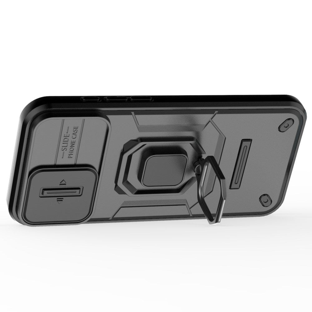 EIDERWOOD iPhone 16 Plus Håndværker Cover m. Magnetisk Kickstand & Cam Slider - Sort