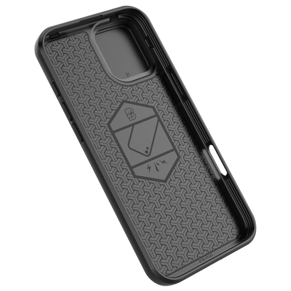 EIDERWOOD iPhone 16 Plus Håndværker Cover m. Magnetisk Kickstand & Cam Slider - Blå