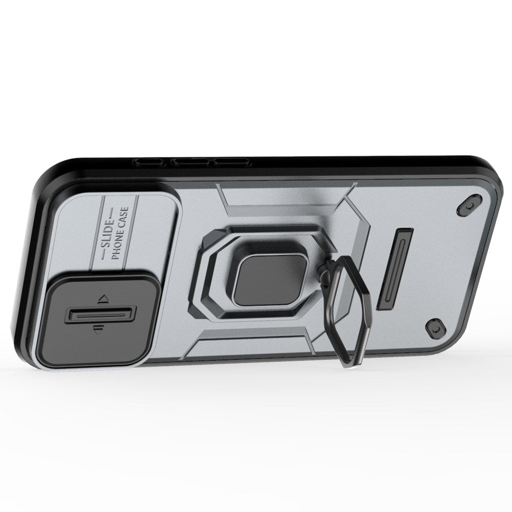 EIDERWOOD iPhone 16 Plus Håndværker Cover m. Magnetisk Kickstand & Cam Slider - Grå