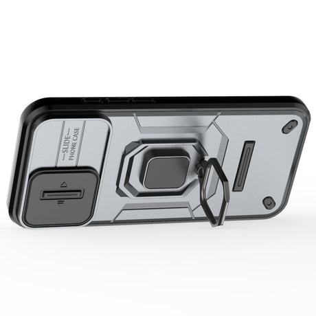 EIDERWOOD iPhone 16 Plus Håndværker Cover m. Magnetisk Kickstand & Cam Slider - Grå