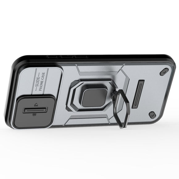 EIDERWOOD iPhone 16 Plus Håndværker Cover m. Magnetisk Kickstand & Cam Slider - Grå