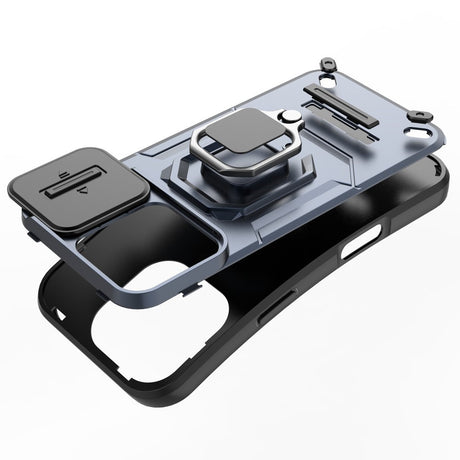 EIDERWOOD iPhone 16 Pro Håndværker Cover m. Magnetisk Kickstand & Cam Slider - Sort