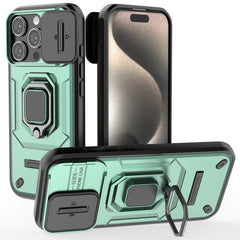 EIDERWOOD iPhone 16 Pro Håndværker Cover m. Magnetisk Kickstand & Cam Slider - Grøn