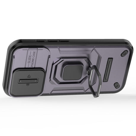 EIDERWOOD iPhone 16 Pro Håndværker Cover m. Magnetisk Kickstand & Cam Slider - Lilla