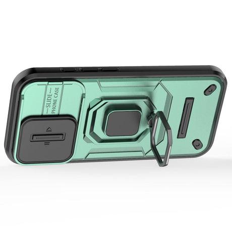 EIDERWOOD iPhone 16 Håndværker Cover m. Magnetisk Kickstand & Cam Slider - Grøn