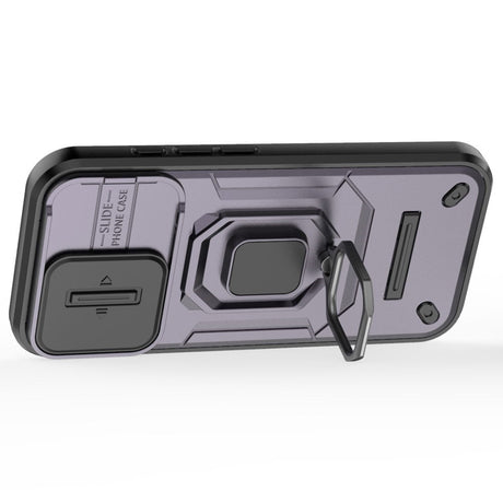 EIDERWOOD iPhone 16 Håndværker Cover m. Magnetisk Kickstand & Cam Slider - Lilla