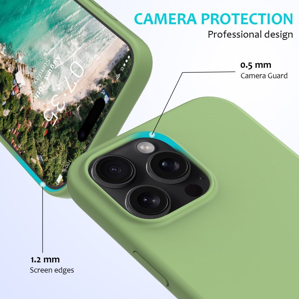 EIDERWOOD iPhone 16 Pro Max Foret Silikone Cover - Grøn