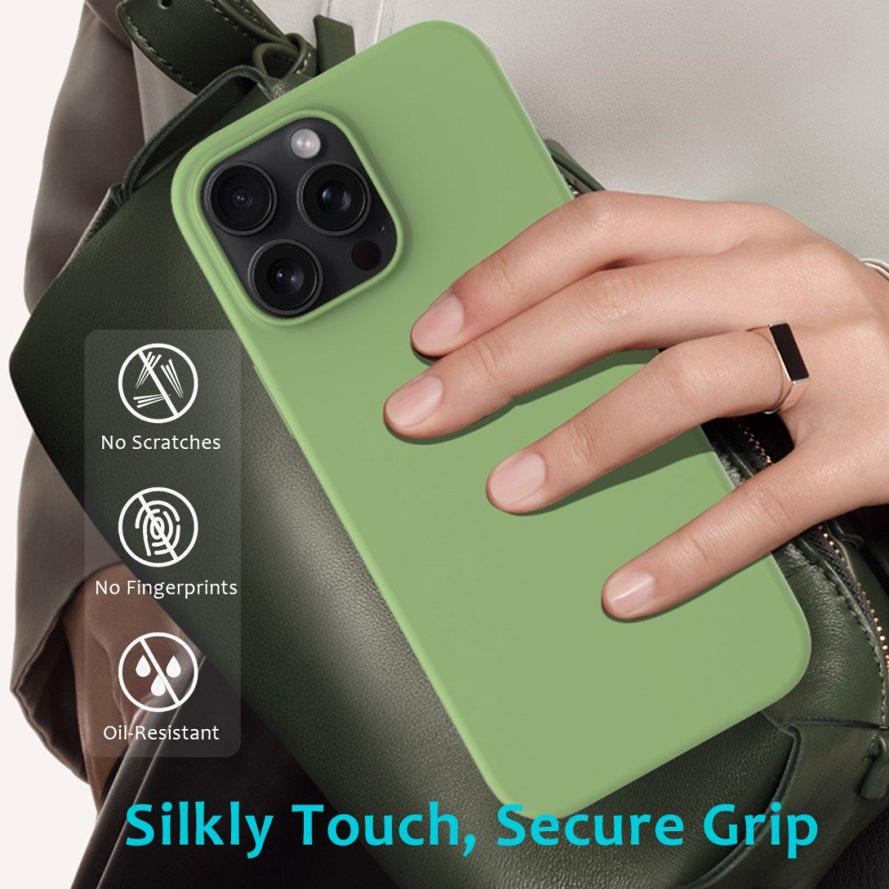 EIDERWOOD iPhone 16 Pro Max Foret Silikone Cover - Grøn