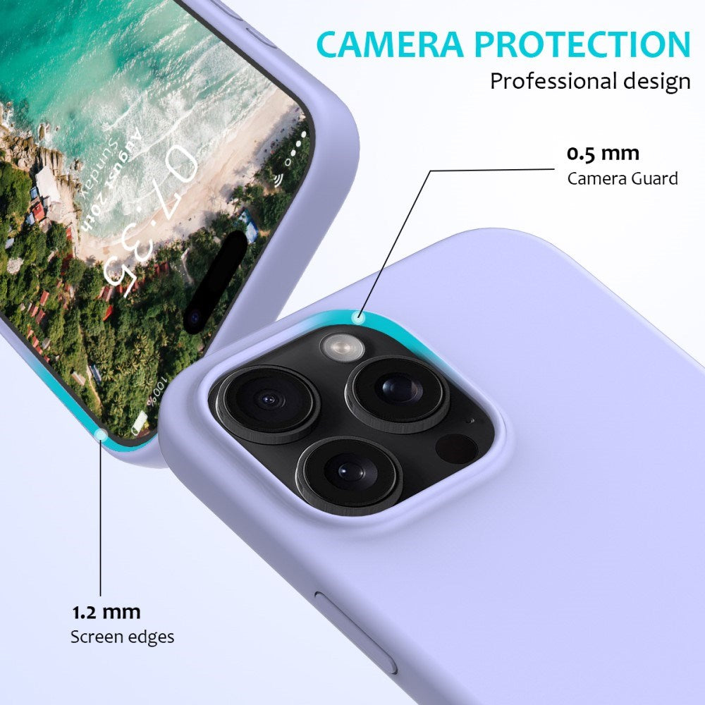 EIDERWOOD iPhone 16 Pro Max Foret Silikone Cover - Lavendel
