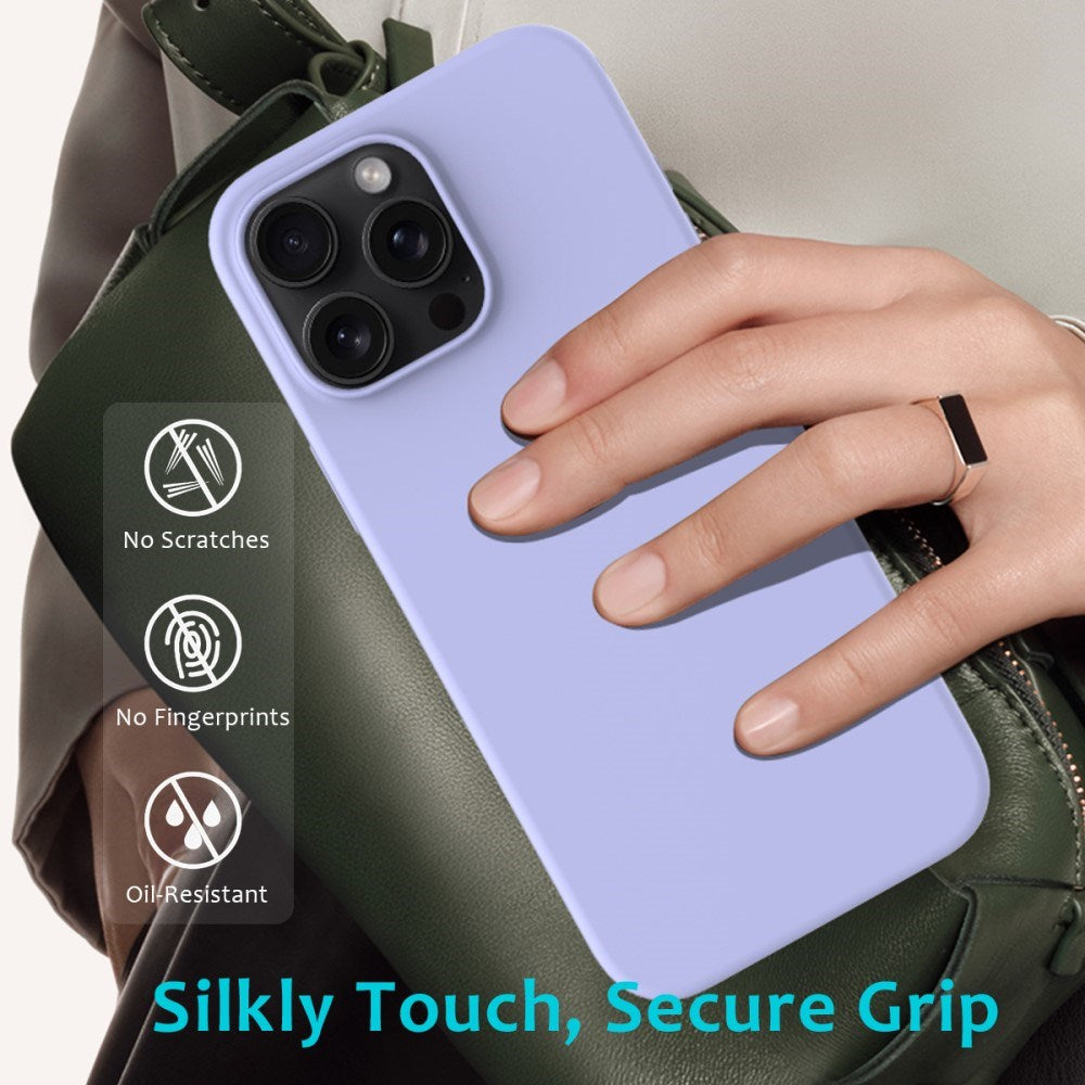 EIDERWOOD iPhone 16 Pro Max Foret Silikone Cover - Lavendel