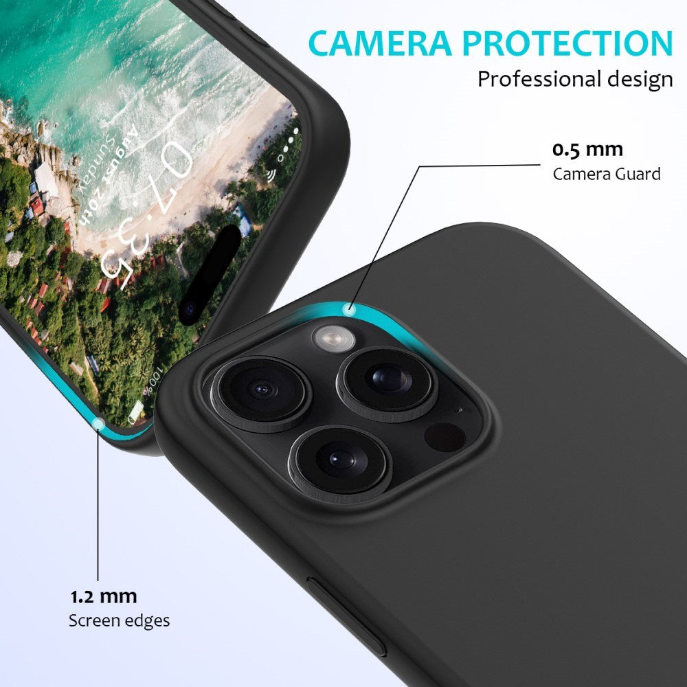 EIDERWOOD iPhone 16 Pro Max Foret Silikone Cover - Sort