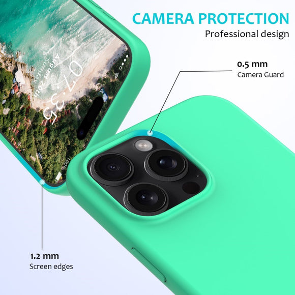 EIDERWOOD iPhone 16 Pro Max Foret Silikone Cover - Neon Grøn