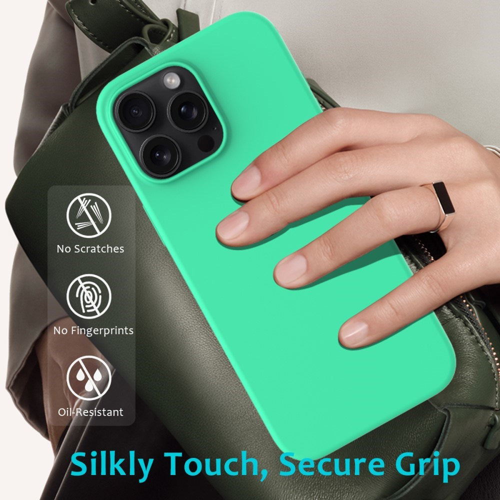 EIDERWOOD iPhone 16 Pro Max Foret Silikone Cover - Neon Grøn