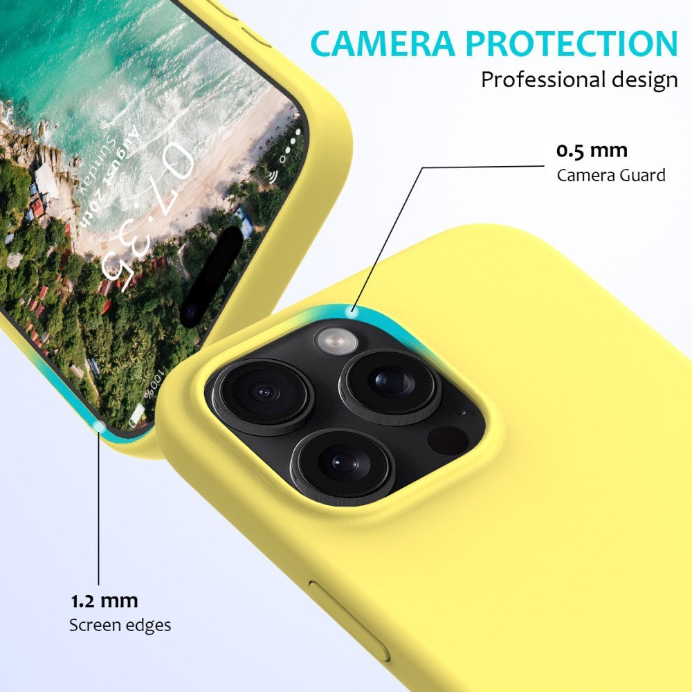 EIDERWOOD iPhone 16 Pro Max Foret Silikone Cover - Gul