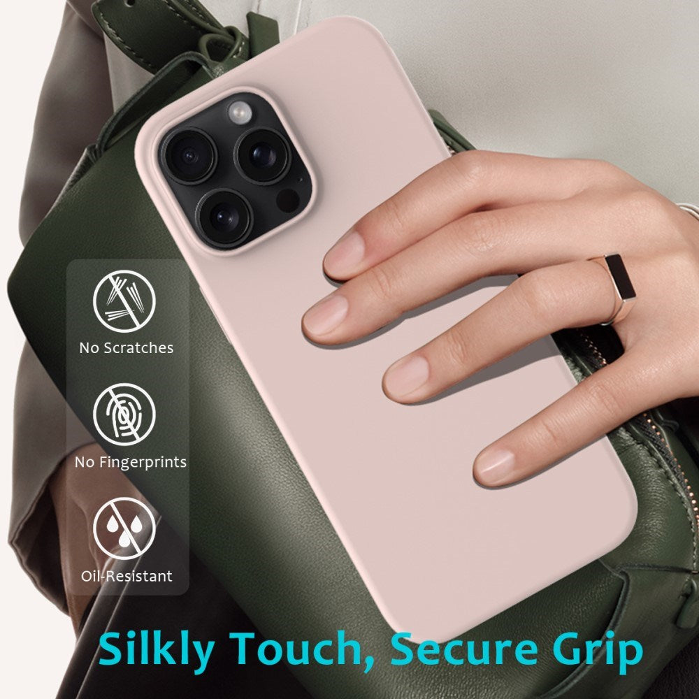EIDERWOOD iPhone 16 Pro Max Foret Silikone Cover - Lyserød