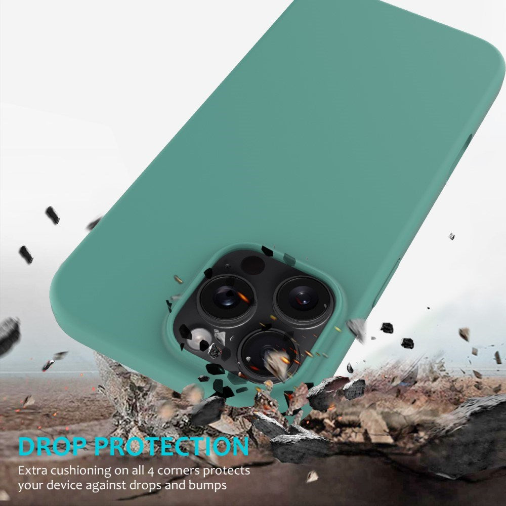 EIDERWOOD iPhone 16 Pro Max Foret Silikone Cover - Mørkegrøn