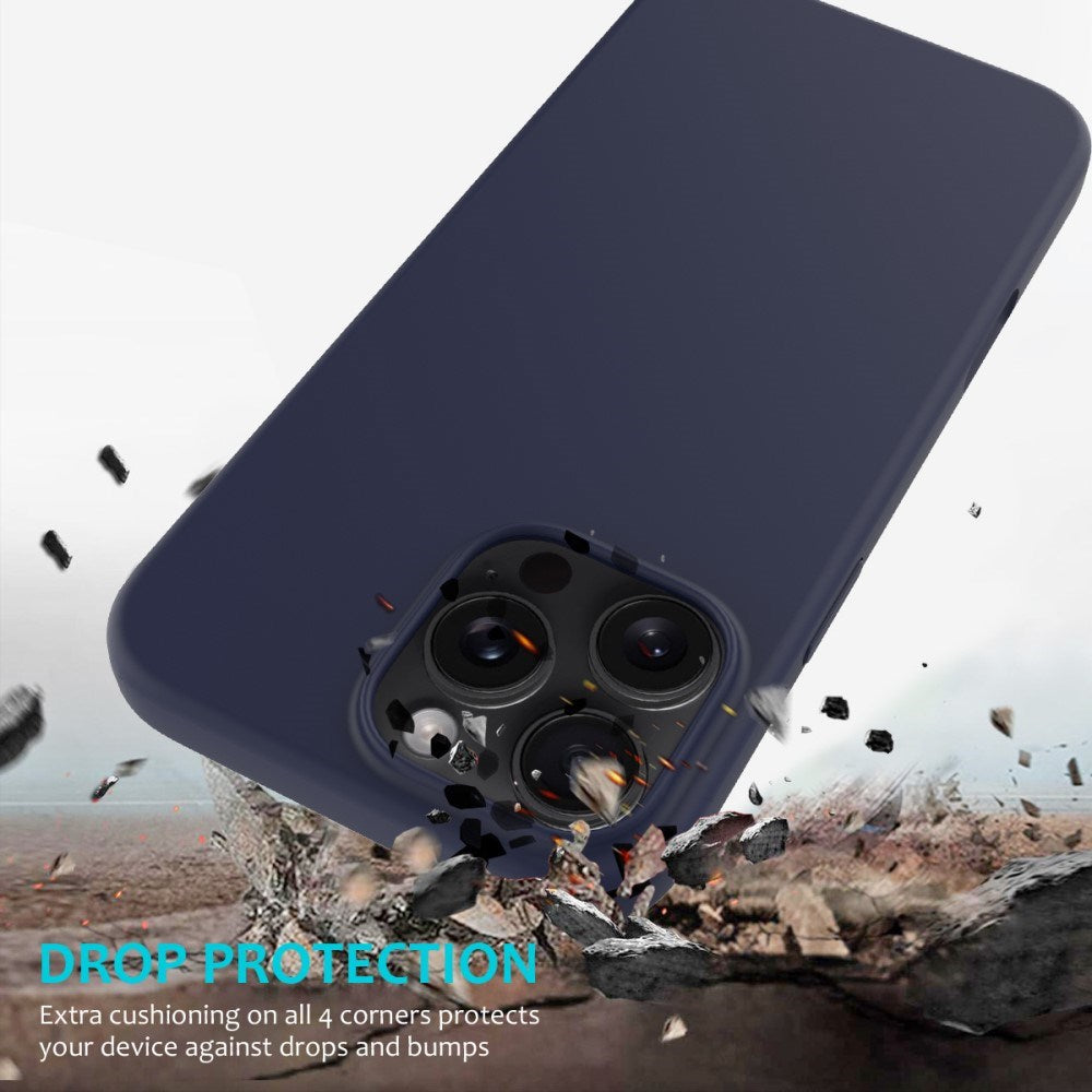 EIDERWOOD iPhone 16 Pro Max Foret Silikone Cover - Mørkeblå