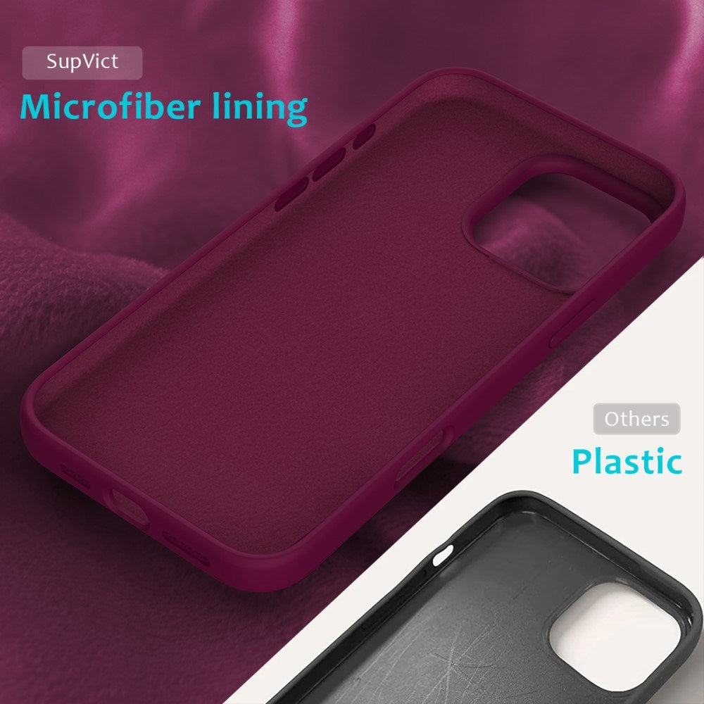 EIDERWOOD iPhone 16 Pro Max Foret Silikone Cover - Vinrød