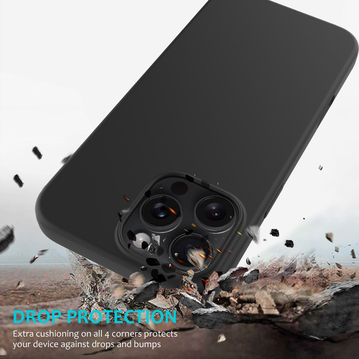 EIDERWOOD iPhone 16 Pro Silikone Cover - Sort