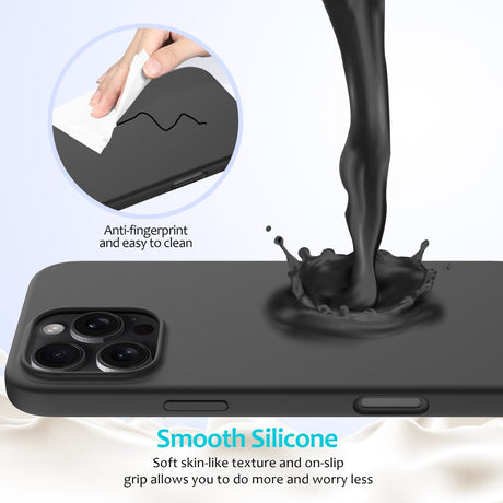 EIDERWOOD iPhone 16 Pro Silikone Cover - Sort