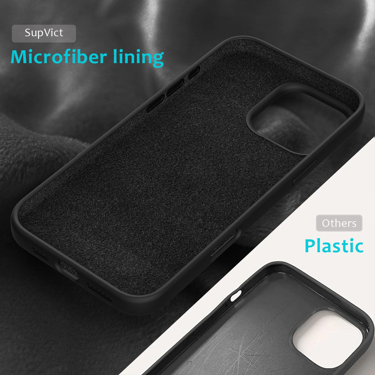 EIDERWOOD iPhone 16 Pro Silikone Cover - Sort