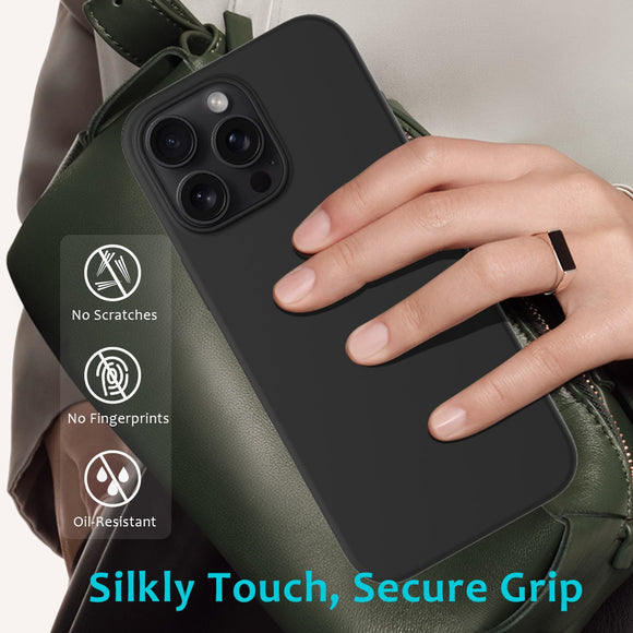 EIDERWOOD iPhone 16 Pro Silikone Cover - Sort