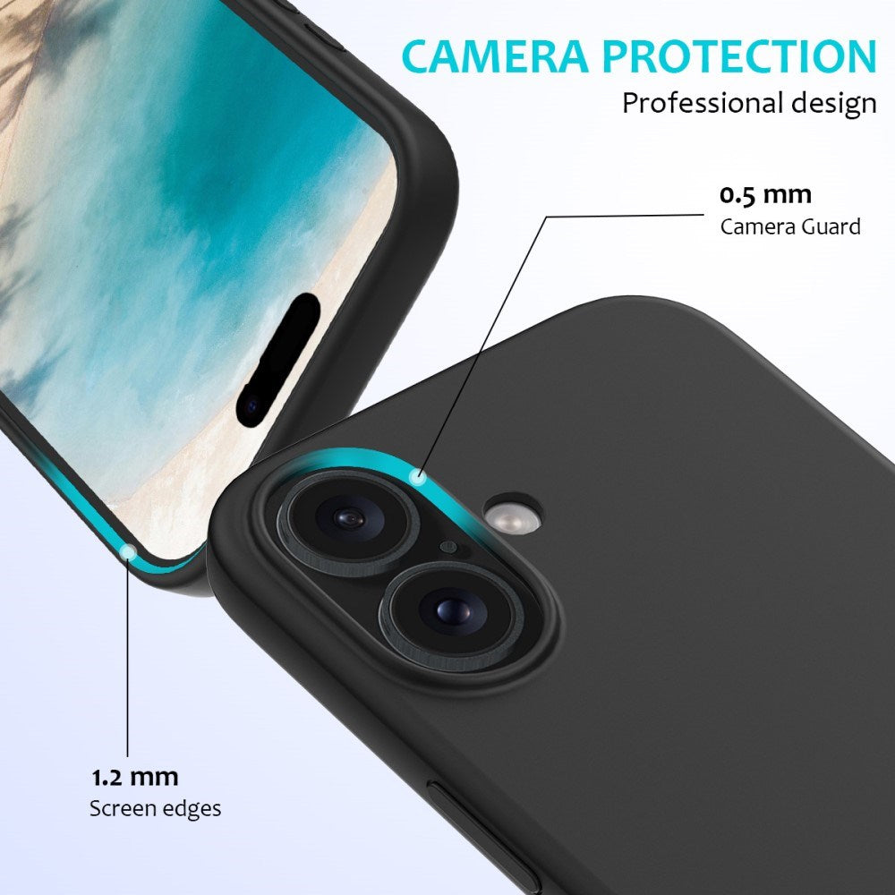 EIDERWOOD iPhone 16 Plus Foret Silikone Cover - Sort