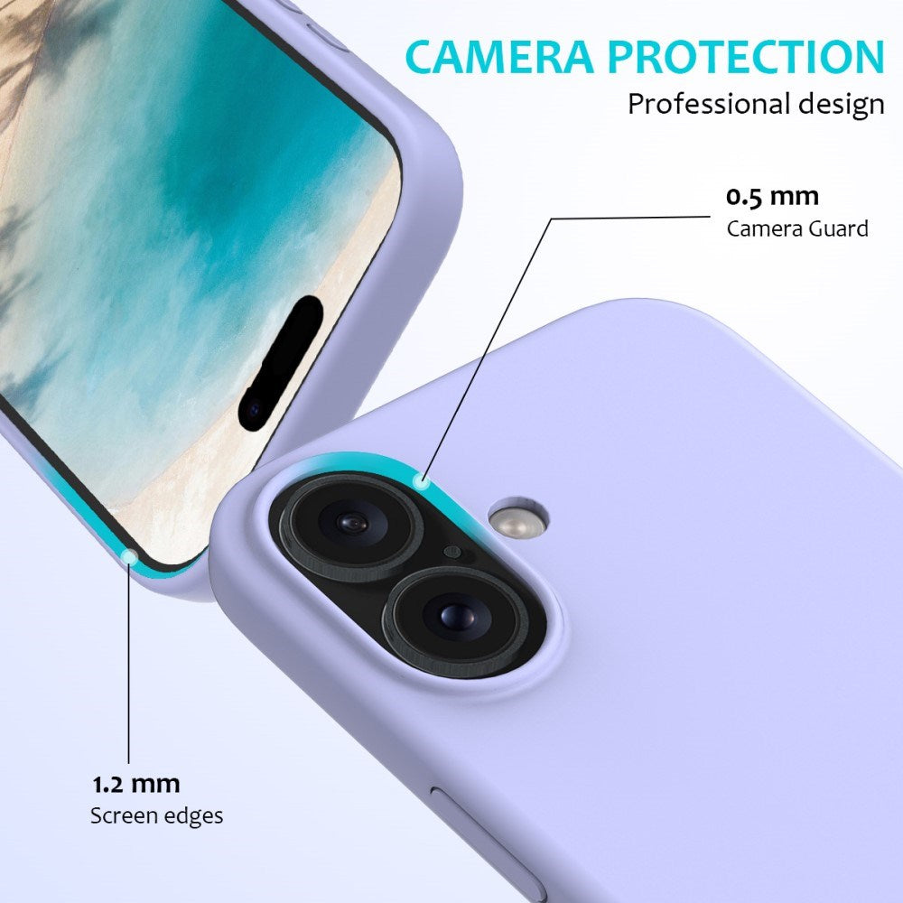 EIDERWOOD iPhone 16 Plus Foret Silikone Cover - Lavendel