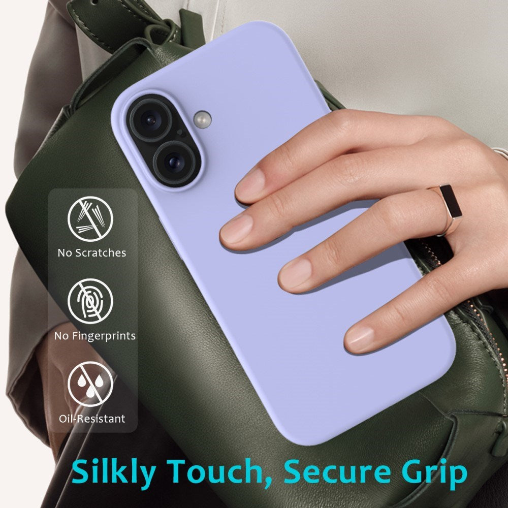 EIDERWOOD iPhone 16 Plus Foret Silikone Cover - Lavendel