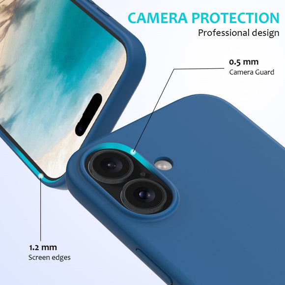 EIDERWOOD iPhone 16 Plus Foret Silikone Cover - Blå