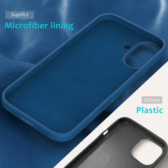 EIDERWOOD iPhone 16 Plus Foret Silikone Cover - Blå