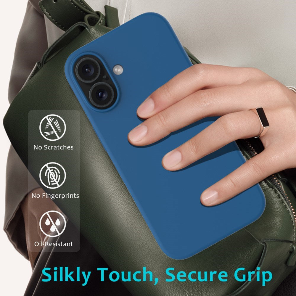 EIDERWOOD iPhone 16 Plus Foret Silikone Cover - Blå