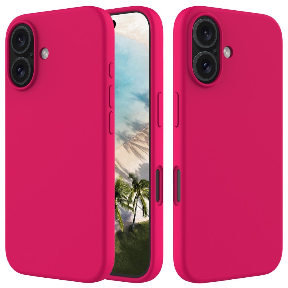 EIDERWOOD iPhone 16 Plus Foret Silikone Cover - Koralrød