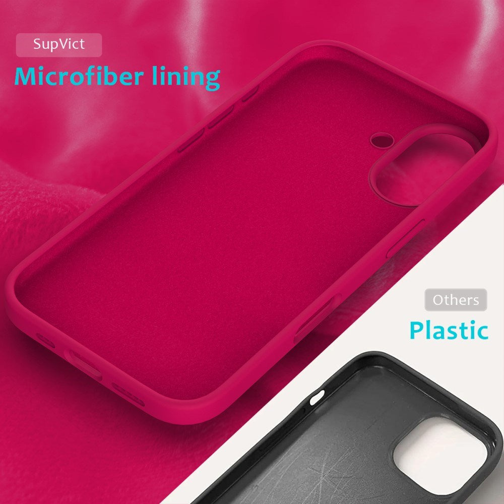 EIDERWOOD iPhone 16 Plus Foret Silikone Cover - Koralrød