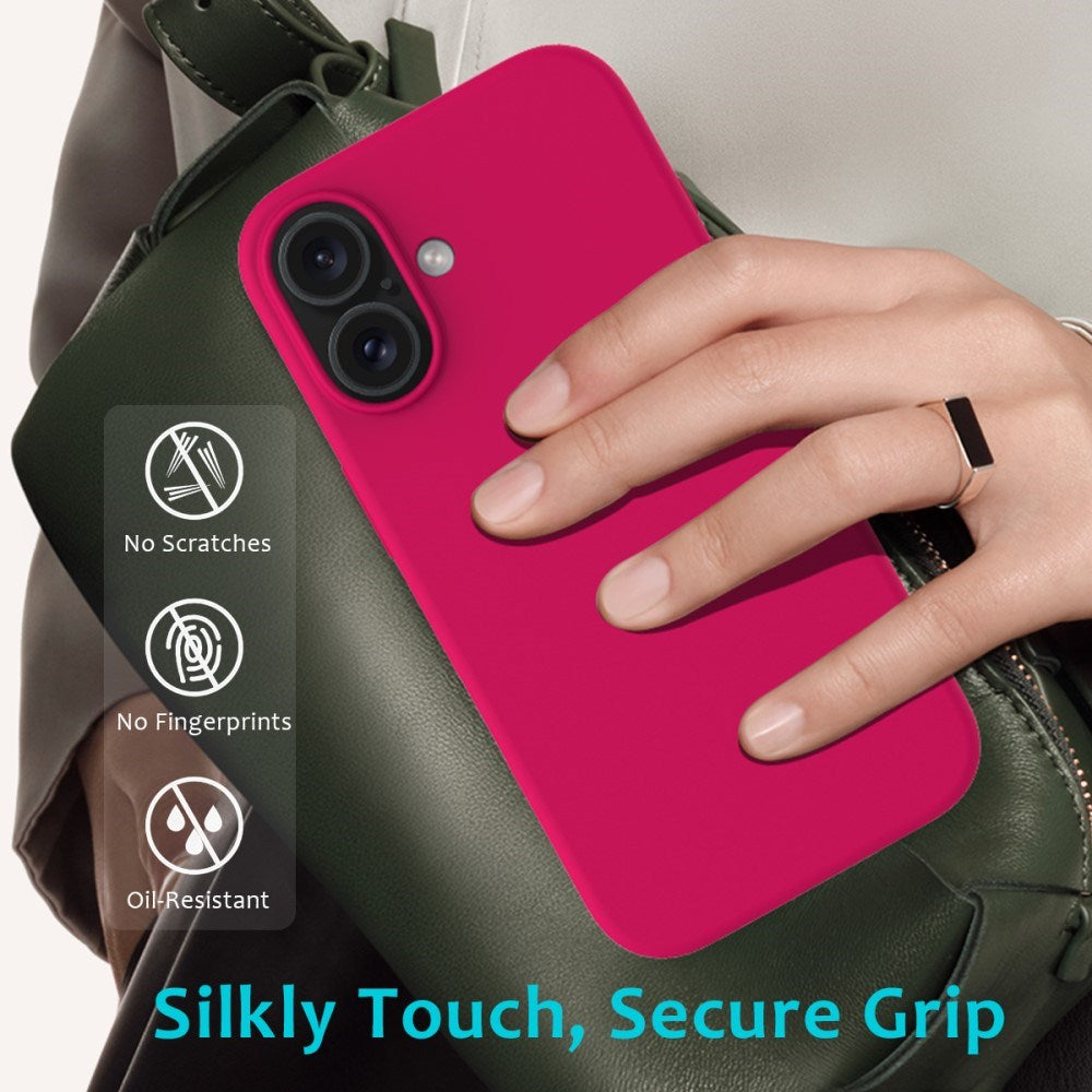 EIDERWOOD iPhone 16 Plus Foret Silikone Cover - Koralrød