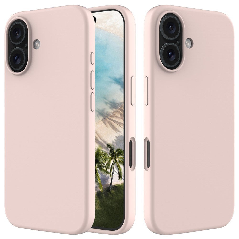 EIDERWOOD iPhone 16 Plus Foret Silikone Cover - Lyserød