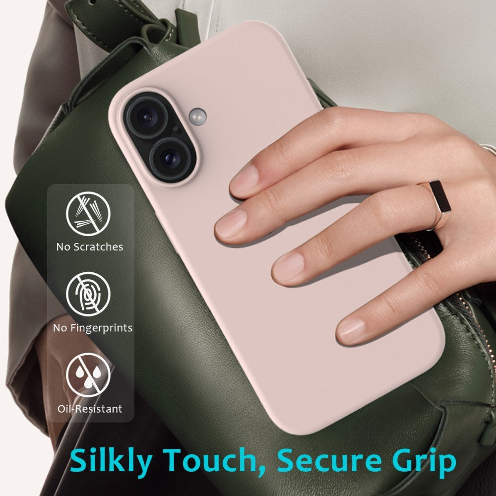 EIDERWOOD iPhone 16 Plus Foret Silikone Cover - Lyserød