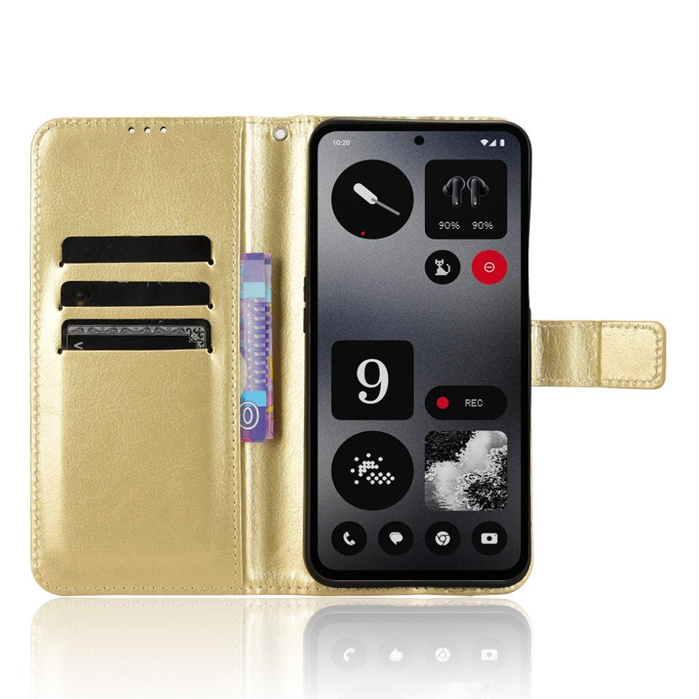 EIDERWOOD Nothing CMF Phone 1 Kunstlæder Flip Cover m. Strop - Guld