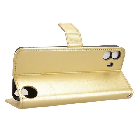 EIDERWOOD Nothing CMF Phone 1 Kunstlæder Flip Cover m. Strop - Guld