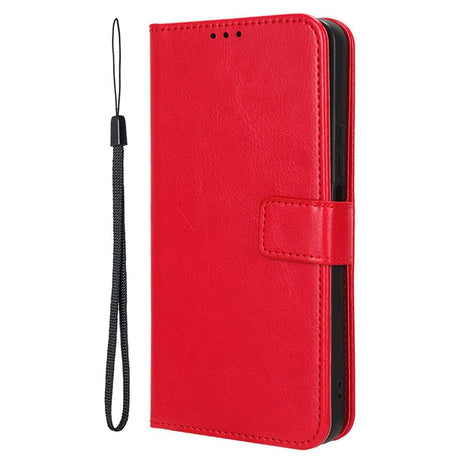 EIDERWOOD Nothing CMF Phone 1 Kunstlæder Flip Cover m. Strop - Rød