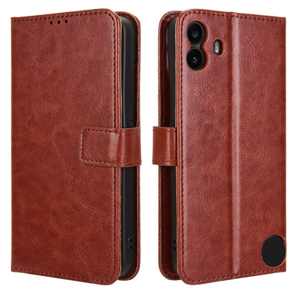 EIDERWOOD Nothing CMF Phone 1 Kunstlæder Flip Cover m. Strop - Brun