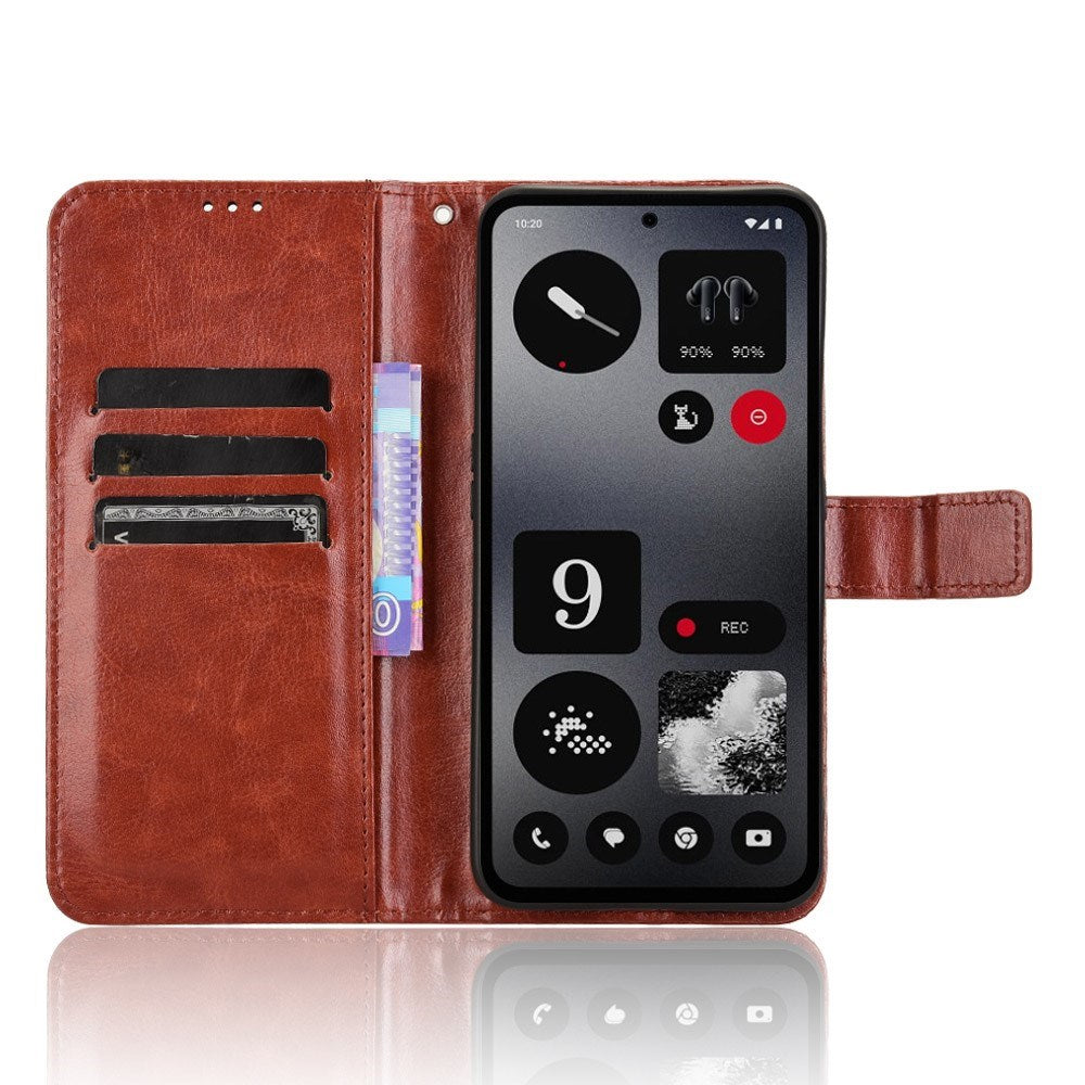 EIDERWOOD Nothing CMF Phone 1 Kunstlæder Flip Cover m. Strop - Brun