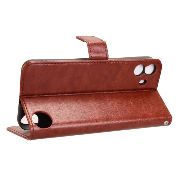 EIDERWOOD Nothing CMF Phone 1 Kunstlæder Flip Cover m. Strop - Brun