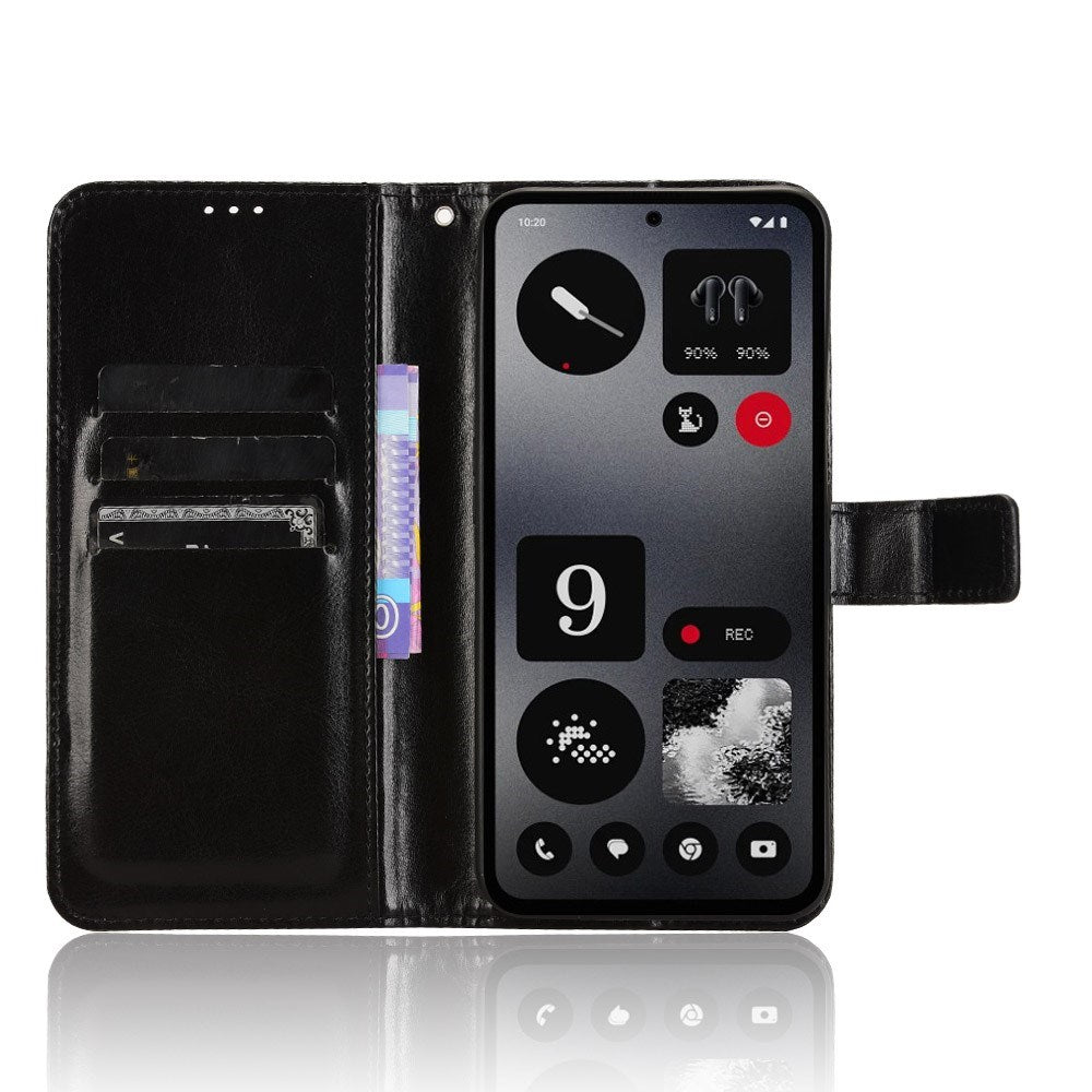 EIDERWOOD Nothing CMF Phone 1 Kunstlæder Flip Cover m. Strop - Sort