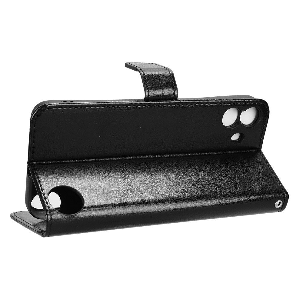 EIDERWOOD Nothing CMF Phone 1 Kunstlæder Flip Cover m. Strop - Sort