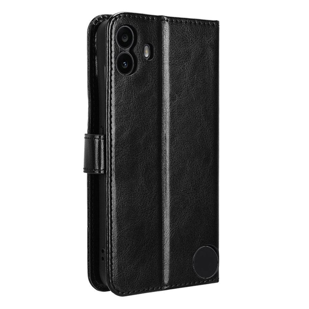 EIDERWOOD Nothing CMF Phone 1 Kunstlæder Flip Cover m. Strop - Sort