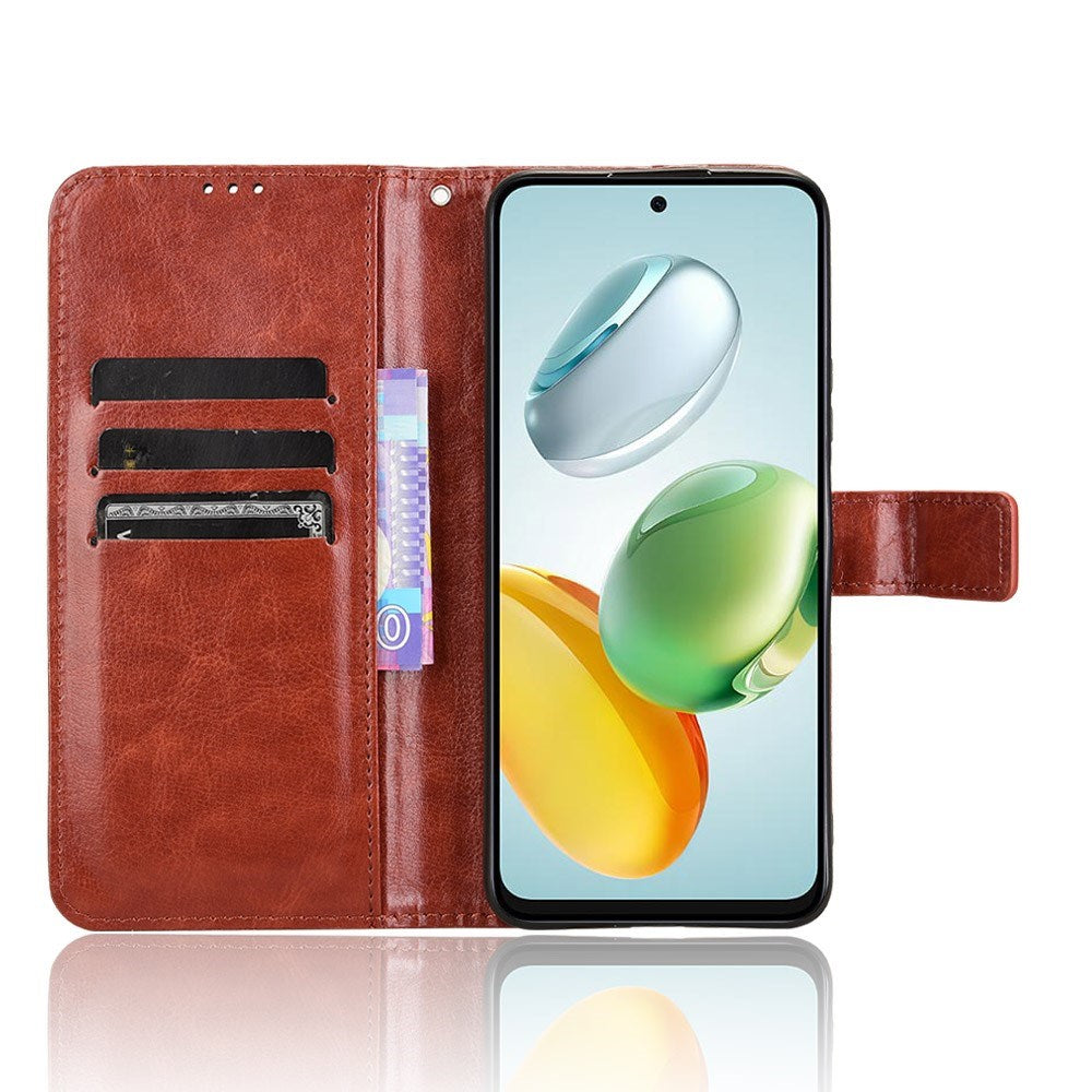 EIDERWOOD Honor 200 Smart Kunstlæder Flip Cover m. Strop - Brun