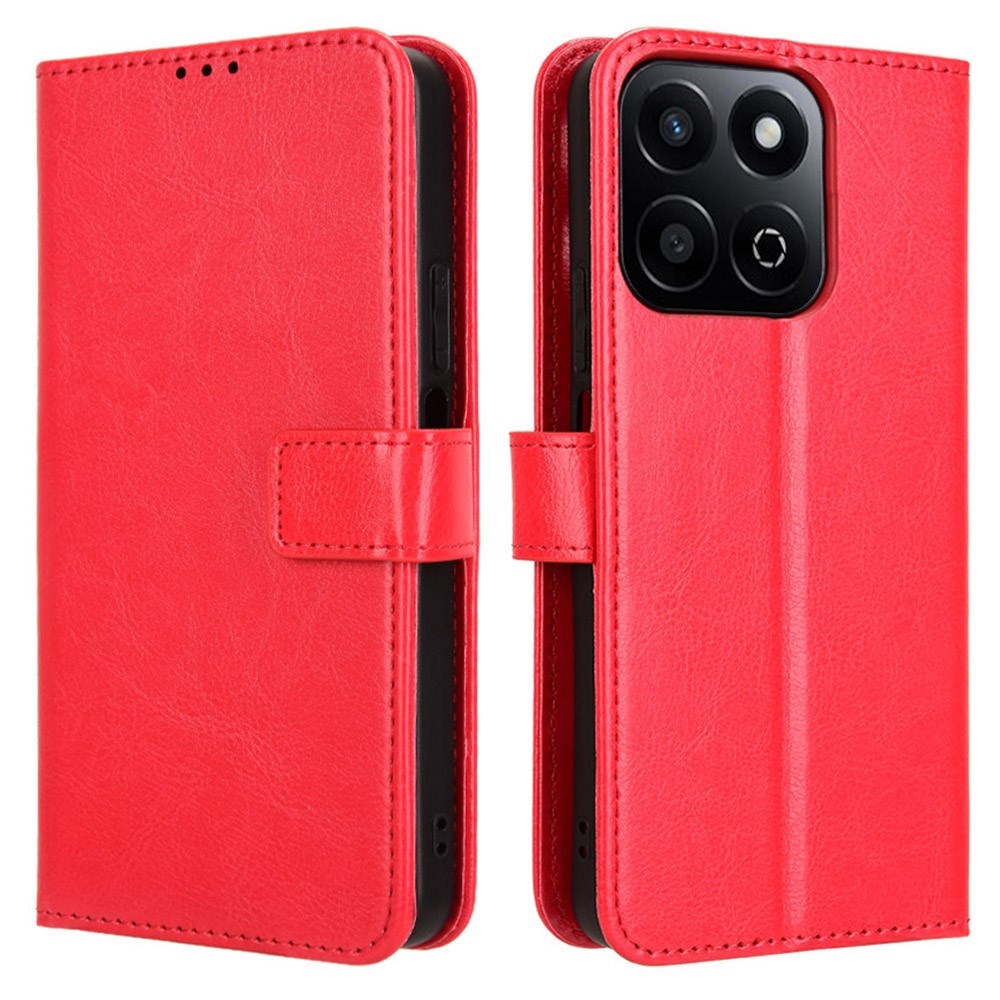 EIDERWOOD Honor 200 Smart Kunstlæder Flip Cover m. Strop - Rød