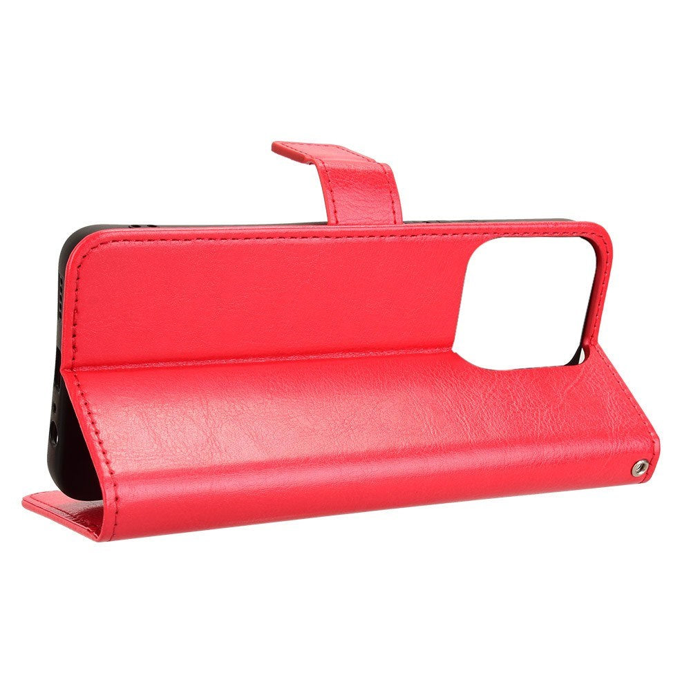 EIDERWOOD Honor 200 Smart Kunstlæder Flip Cover m. Strop - Rød