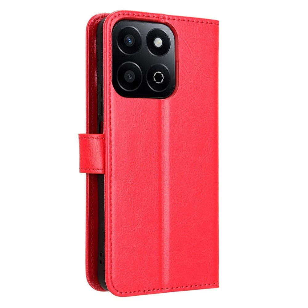 EIDERWOOD Honor 200 Smart Kunstlæder Flip Cover m. Strop - Rød